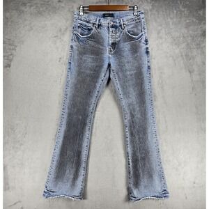 Purple Brand Jeans Style P004 Men's Size 31 (Actual 32x32) Dirty Coated Black